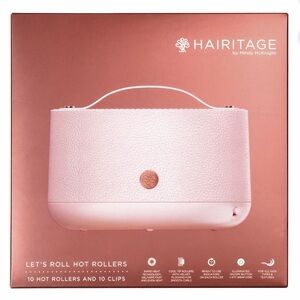 Hairitage Pink Hot Rollers Set